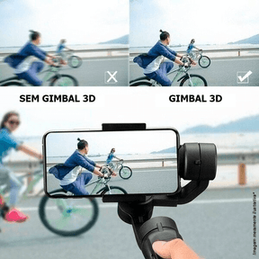 Gimbal Estabilizador de Celular com 3 Eixos e 330 Graus - Loja Vivensci