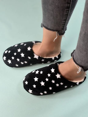 Pantufa Feminina Macia De Velúdo Confortável Chinelos Casual