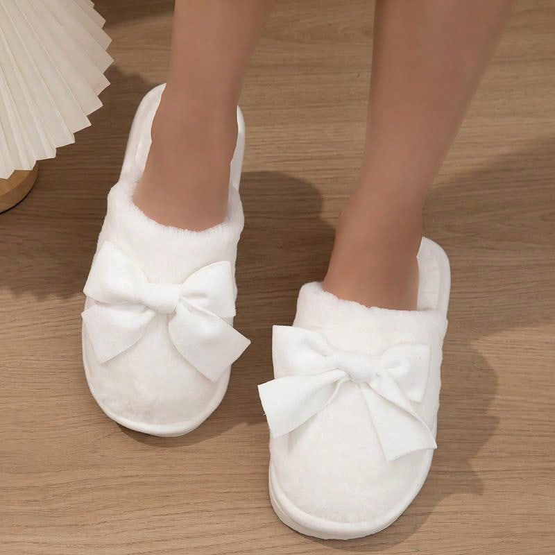 Pantufa Feminina De Lã Chinelos Casual Uso Domésticos