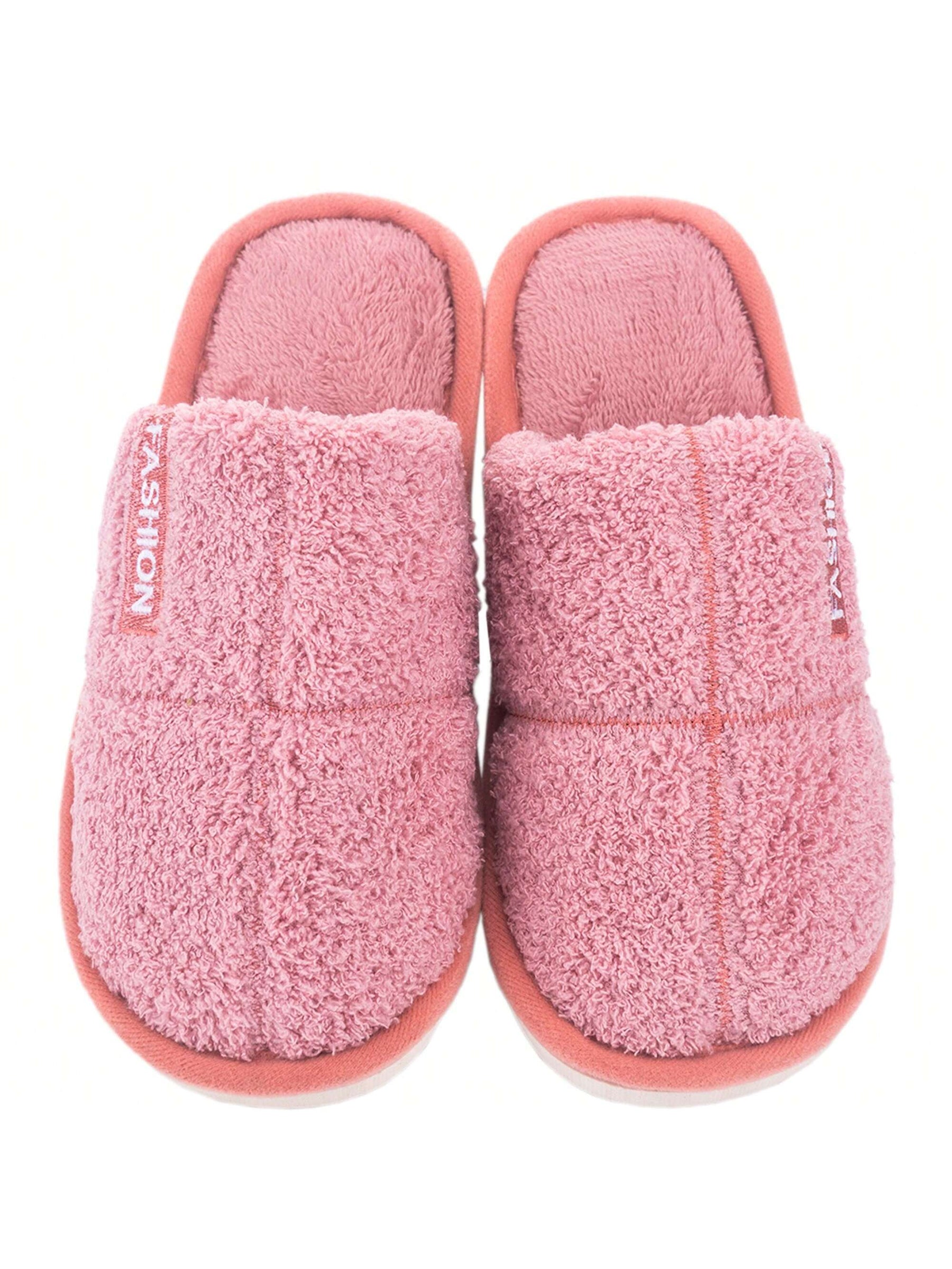 Pantufa Unissex Em Veludo Ultra Macio Solado Antiderrapante Chinelos Casual