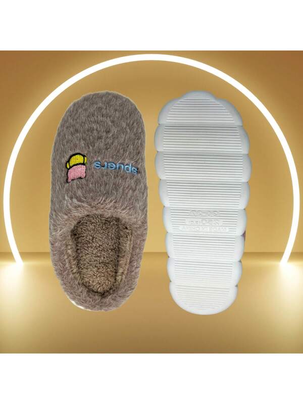 Pantufa Masculina De Velúdo Antiderrapante Uso Domésticos