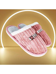 Pantufa Unissex Em Veludo Ultra Macio Solado Antiderrapante Super Confortáveis