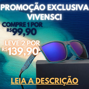 Óculos de Sol QuickS - Proteção UV 400 (PROMOÇÃO EXCLUSIVA)