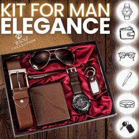 KIT ELEGANCE ÓCULOS MASCULINO MODA MASCULINA - Promoção de Setembro