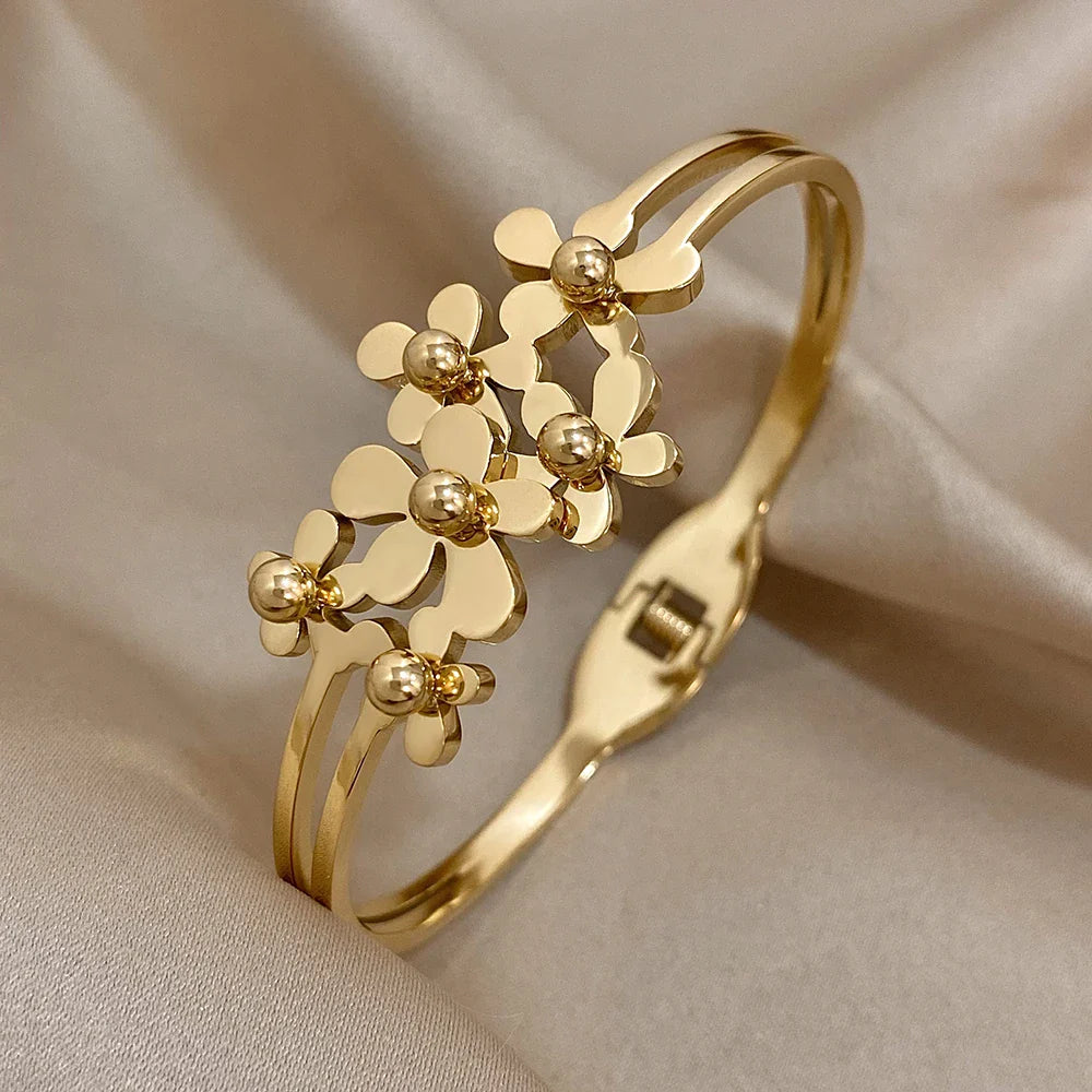 Bracelete FLOWER GOLD