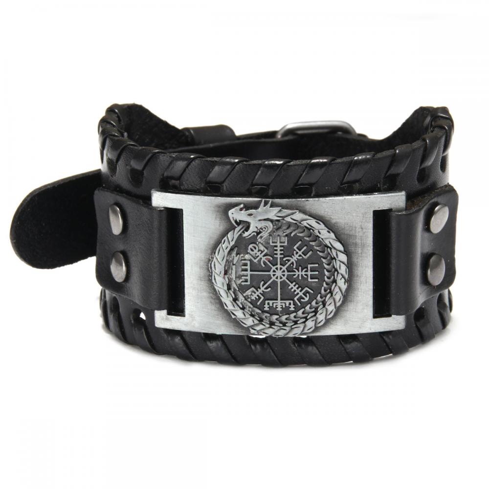 Bracelete Viking Masculino Estilo Vintage Moderno  - Promoção de Setembro