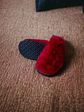 Pantufa de Pelúcia Unissex Confortável Inverno Chinelo Casual