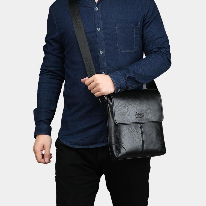 Bolsa JEEP-BULUO Carteiro Masculina Transversal