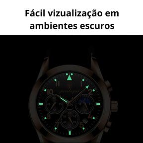 Relógio Masculino Aço Inox POED